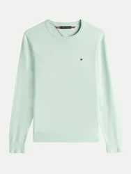 Pullover mit Flag-Stickerei Grün L