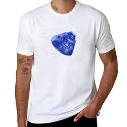 Apollo 11 Command Module Columbus T-Shirt man t shirt cotton man t shirt luxury T-Shirt