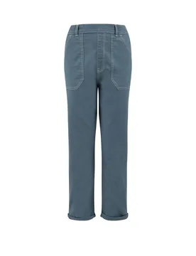 Weird Fish Malorri Chino Trousers Size 16 - new-arrivals all new-arrivals womens women women all-womens women trousers-jeans women trousers-jeans trou - China Blue - FashionsVida