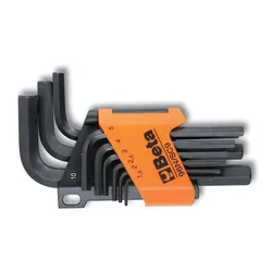 Set Di Chiavi A Brugola Corte 1.5-10 Mm 9 Unità Black