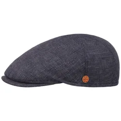 Sidney Fine Stripes Flat Cap by - navy - Size: 59 cm