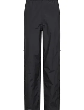 Downpour Mens Waterproof Trousers Long Length - Black - Black - Size: S - Mountain Warehouse - FashionsVida
