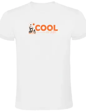 Maglietta A Maniche Corte Cool On Bike White - Kruskis - FashionsVida