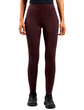Active 365 Melange Leggings Fudge Melange S Women - Odlo - FashionsVida