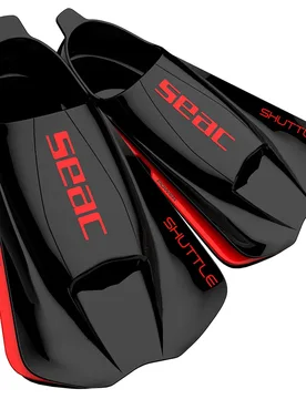 Shuttle Power Fins Black / Red UK 5.5-6.5 unisex - Seacsub - FashionsVida