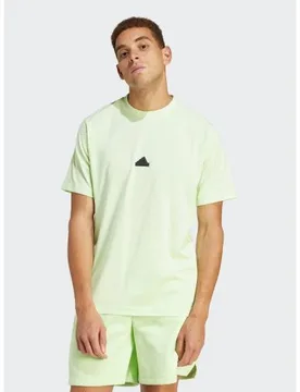 Mens Semi Green Spark Z.N.E T-Shirt - Male - Green - Small - Adidas - FashionsVida