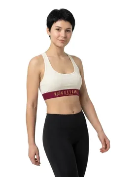 Soutien-gorge De Sport Rocket175 Fresh White / Sangria / Gold XS - super.natural - FashionsVida