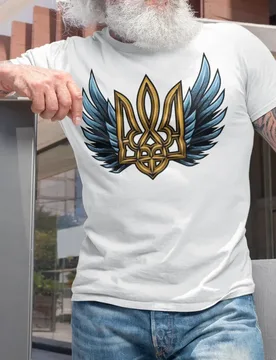 Ukrainian Trident Wings T Shirt. Short Sleeve 100% Cotton Casual T-shirts Loose Top Size S-3XL - Aliexpress - FashionsVida