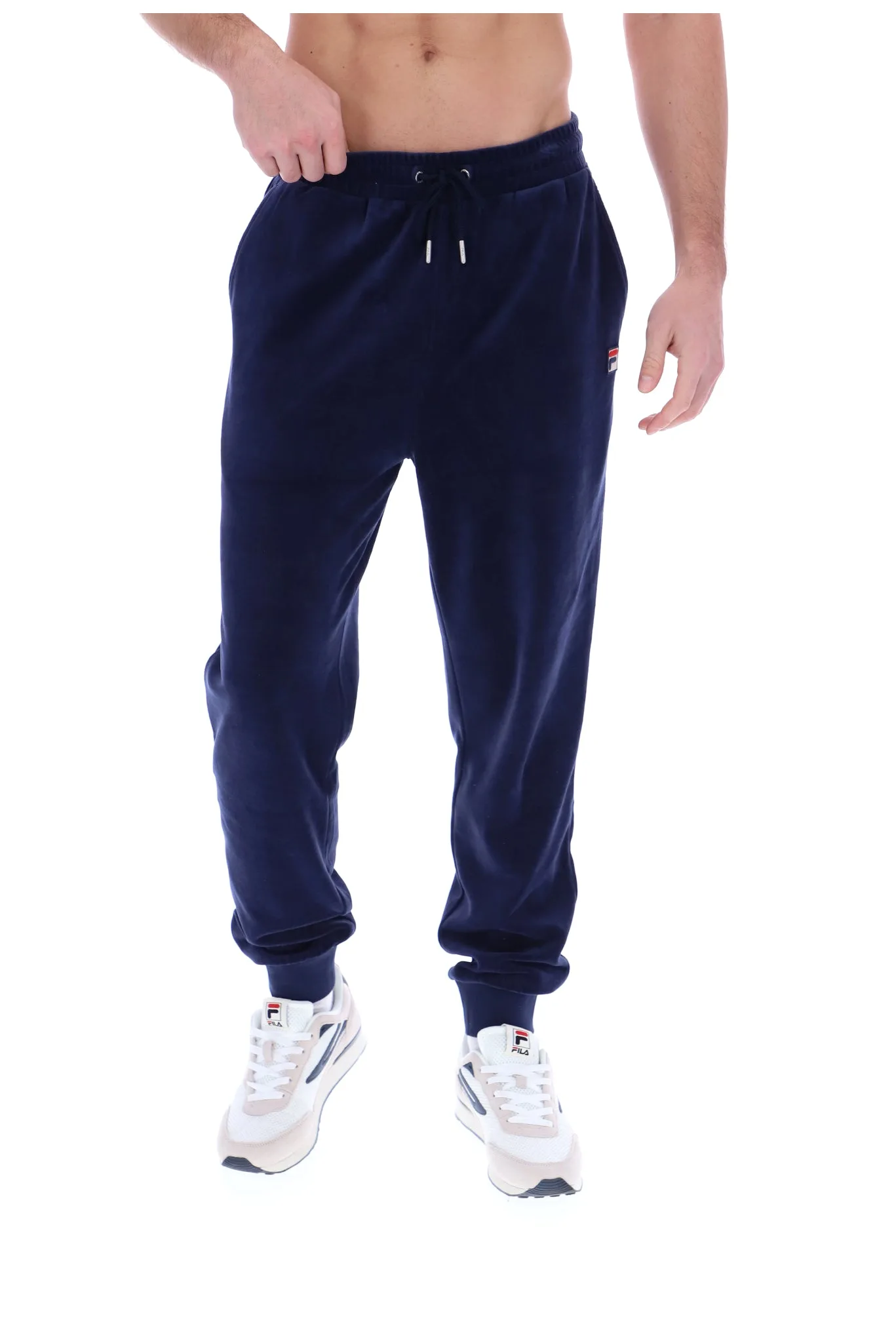 Yarel Velour Track Pant - XS - FILA - FashionsVida