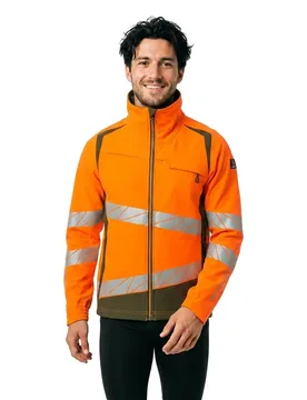 Veste Accelerate Safe 19009 Hi-Vis Orange / Moss Green M - MASCOT - FashionsVida