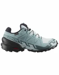 Chaussures de trail en GORE-TEX® - Speedcross 6 GTX W Ballad Blue/Black - Taille 38 - Gris