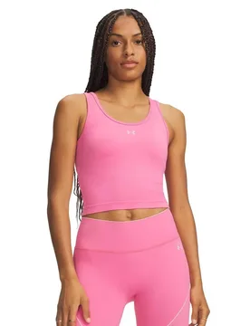 T-shirt Sans Manches Vanish Seamless Pink / Prime Pink S - Under armour - FashionsVida