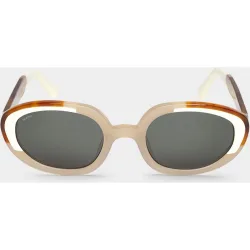 Gafas de sol de mujer ovalada en acetato