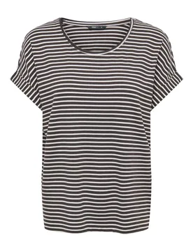 ONLMOTER TRIPE / O-NECK TOP JR female - S - FashionsVida
