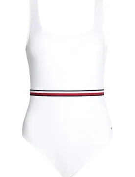 COSTUME SQUARE NECK ONE PIEC - Tommy hilfiger - FashionsVida
