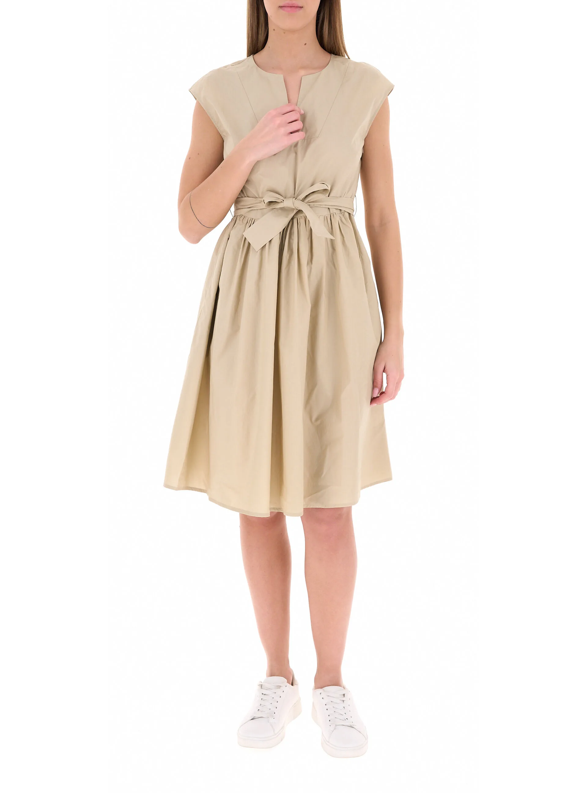 WOOLRICH Abito in cotone BEIGE M - Woolrich - FashionsVida