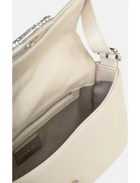 Bolso de mano de piel con pedrería - Alma en Pena - FashionsVida