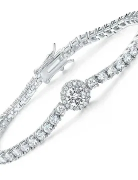 Nuoya Full Cubic Zirconia Tennis Bracelet with a Flower Shape Luxury Women Fashion Jewelry Accessories Wholesale - Aliexpress - FashionsVida
