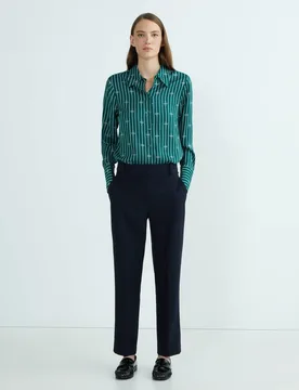 Camisa de mujer fluida y estampada - Tommy Hilfiger - FashionsVida