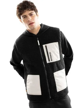 Chaleco reversible de sherpa y acolchado hombre Tromso - Siroko - FashionsVida