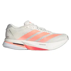 Adizero Boston 13 Running Shoes Off White / Lucid Orange / Grey UK 9.5 Men