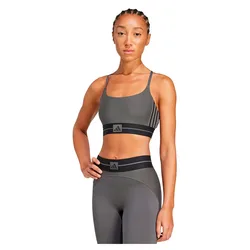 Soutien-gorge De Sport à Faible Impact Hyperglam Rib Bralette Grey Six / Black L
