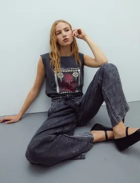 Camiseta de mujer sin mangas - Andam - FashionsVida