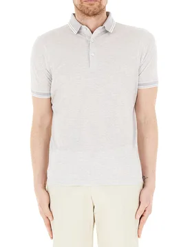 Polo maniche corte GRIGIO CHIARO 54 - Gran Sasso - FashionsVida