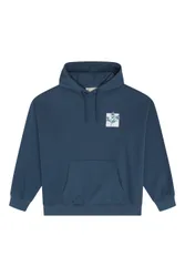Womens Scotland Graphic Hoodie - Navy - Navy - Size: 10