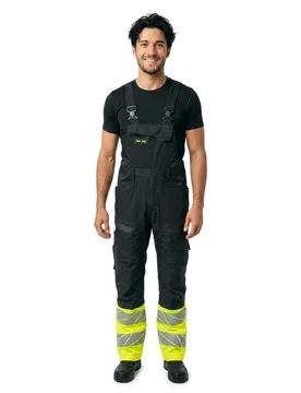 Combinaison Avec Poches Pour Genouillères Accelerate Safe 19669 Black / Hi-Vis Yellow 58 - MASCOT - FashionsVida