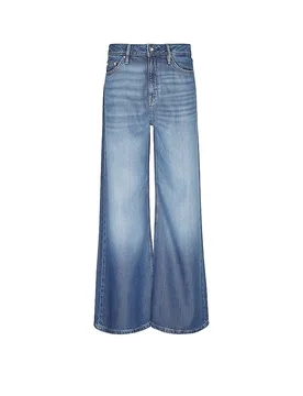 Jeans Wide Leg BELLFLOWER azul oscuro 26 - Guess - FashionsVida