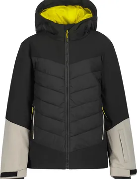 Ski /Snowboard Jacke Latta Jr Noir Kindergröße 140 cm schwarz - Icepeak - FashionsVida
