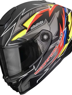Casco Moto Integrale EXO-RACE AIR MOVE ON Nero Ross taglia XS - Scorpion - FashionsVida