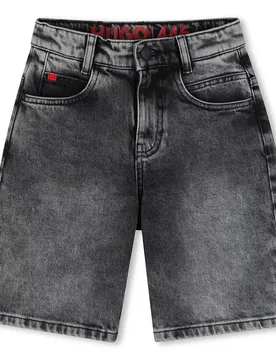 Hugo Short G00994 Denim Black Lave 16 Années Garçon - Hugo Boss - FashionsVida