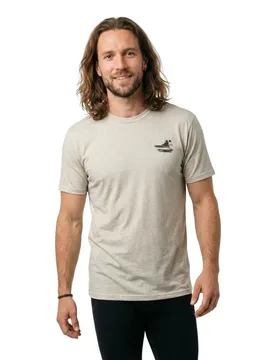 T-shirt à Manches Courtes Onboard Classic Moonbeam L - Salty Crew - FashionsVida