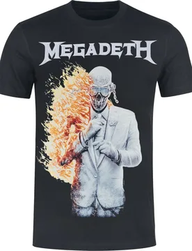 T-Shirt - Album 17 Cover - S bis 5XL - für Männer - Größe 5XL - schwarz - Lizenziertes Merchandise! - Männer - male - Megadeth - FashionsVida