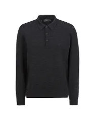 Maerz Polo-Pullover gris 48