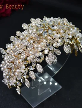 DZ065 Gorgeous Bridal Jewelry Sets Baroque Headband Bride Tiaras and Crowns Earring Fashion Wedding Jewelry Sets Accessories - Aliexpress - FashionsVida