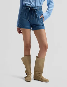 Loose Lightweight Short With Bow Full Bloom Größe 31 female - Lee - FashionsVida