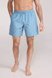 Aruba Printed Mens Swimshorts - Green - Green - Size: 3XL