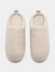 Felt Back Tab Mule Slippers Natural female