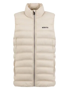 Weird Fish Atissa Lightweight Padded Gilet Size 20 - sale all-sale sale womens women women all-womens women coats-jackets women coats-jackets gilets - Egg Shell - FashionsVida