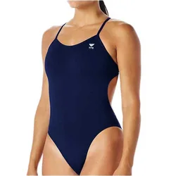 Durafast Elite Solid Cutoutfit Swimsuit Navy 26 Women