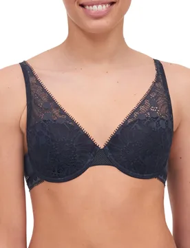 Womens Day To Night Spacer Bra - Grey Nylon - Size 36e - Chantelle - FashionsVida