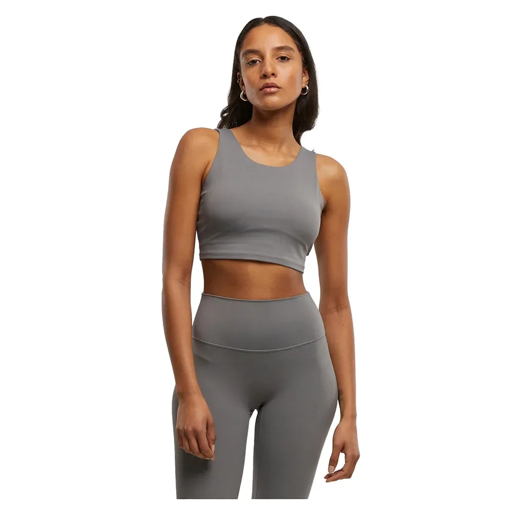 Soutien-gorge De Sport Low Back Grey XL - Urban classics - FashionsVida