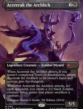 Acererak the Archlich (Borderless Foil) (Secret Lair - D&D: An Exhibition of Adventure) Secret Lair Drops - Magic: The Gathering - FashionsVida