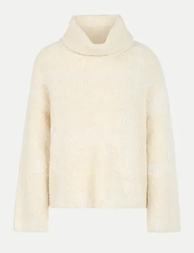 Cain Rollkragenpullover aus Woll-Alpaka-Mix Beige 38 - Marc - FashionsVida