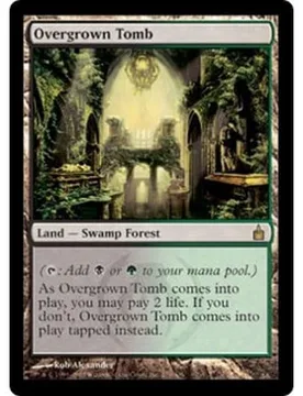 Overgrown Tomb (foil) - Condition: Mint / Near Mint Ravnica: City of Guilds - Magic: The Gathering - FashionsVida