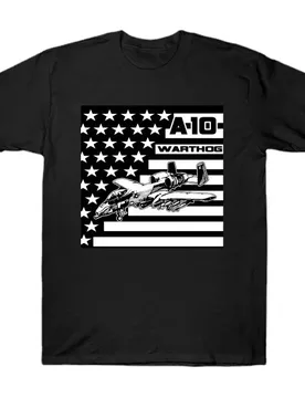 Retro American Flag A-10 Warthog Attack Aircraft T-Shirt 100% Cotton O-Neck Short Sleeve Summer Casual Mens T-shirt Streetwear - Aliexpress - FashionsVida
