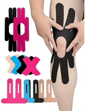 Piezas/paquete Cinta deportiva - Tiras adhesivas elásticas e impermeables de soporte muscular, perfectas para que los atletas las usen en rodillas, h - Shein - FashionsVida